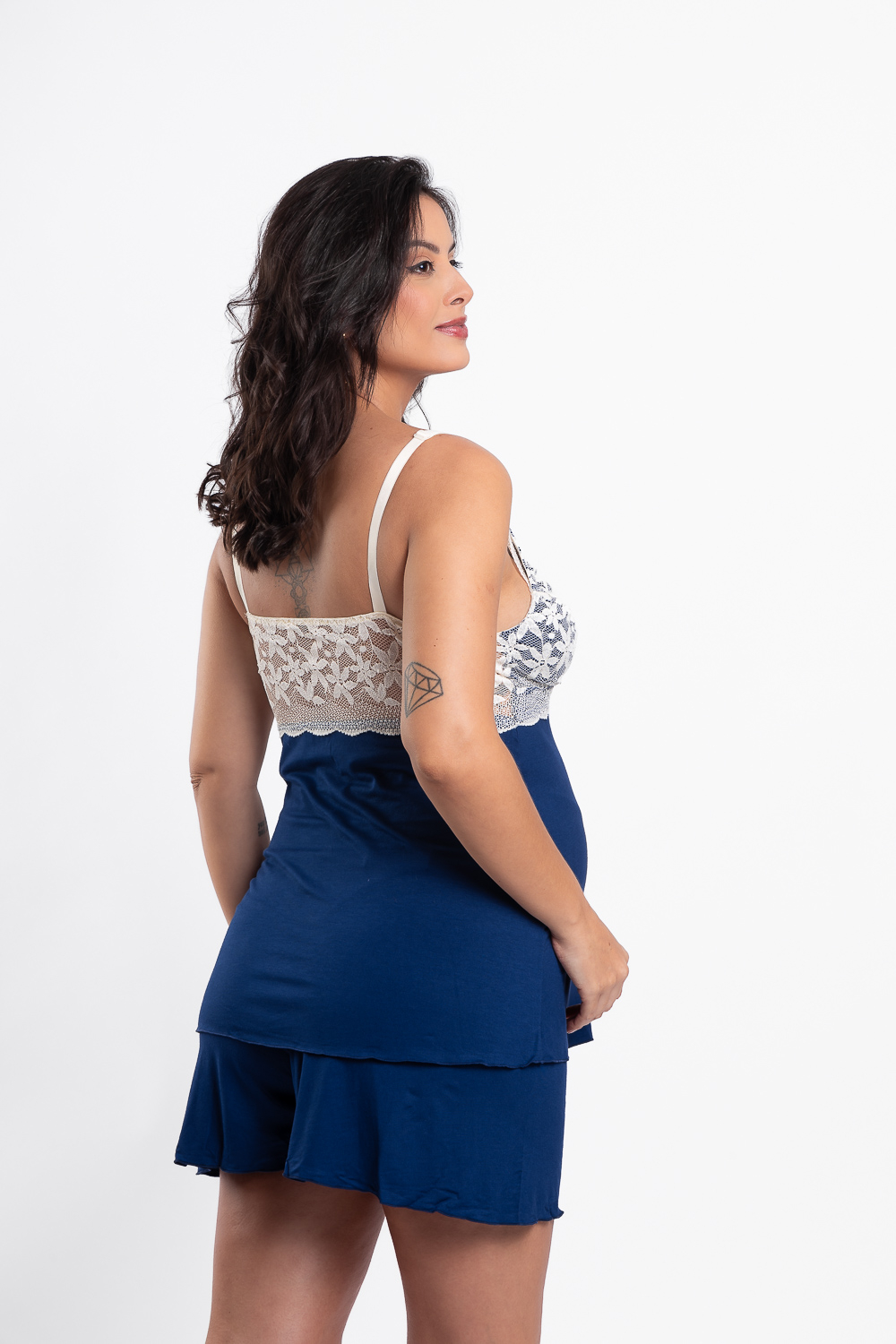 SHORT DOLL AMAMENTAÇÃO VISCOSE SUSTENTÁVEL MAGH/JULIANA CAROLINA ETZ