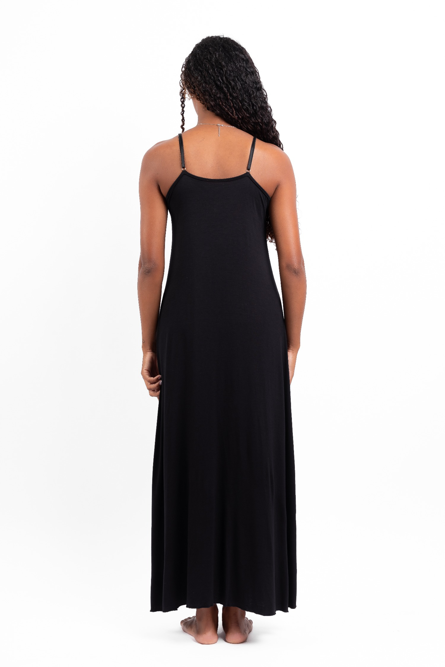 Camisola Longa Fabiola - PRETO/BASE