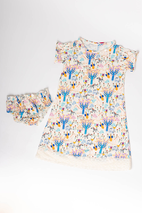 Camisola Infantil Viscose Sustentável Zizi SAFARI