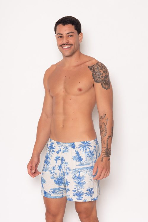 Samba Canção Bruno FLORAL TROPICAL