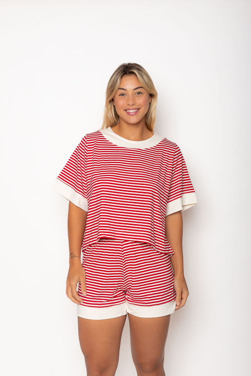 DOLL VISCOSE SUSTENTÁVEL LIDIANE LISTRAS VERMELHO