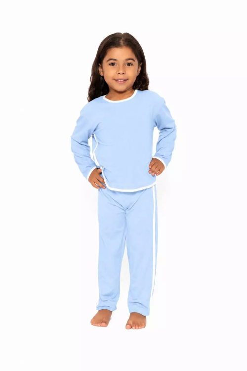 Pijama Infantil Unissex - AZUL LIGHTNESS