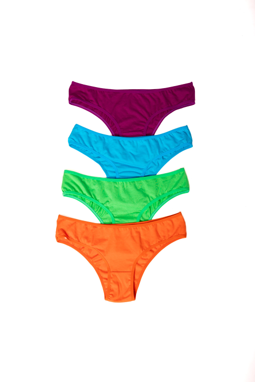 Kit Calcinha Conforto Algodão Eco Sustentável Laila MIX