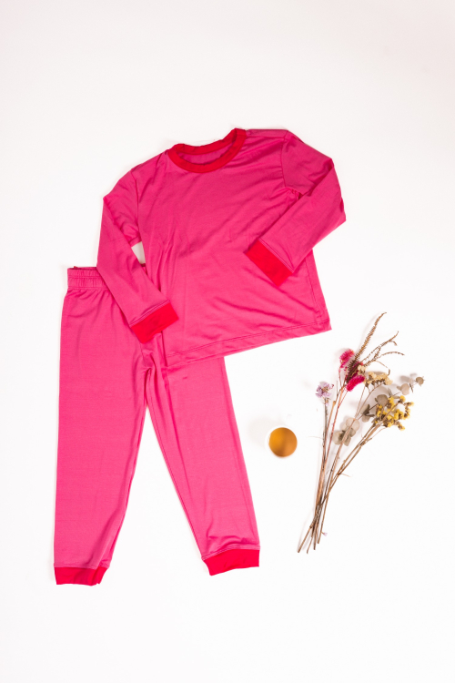 Pijama Infantil Viscose Sustentável Helena ROSA