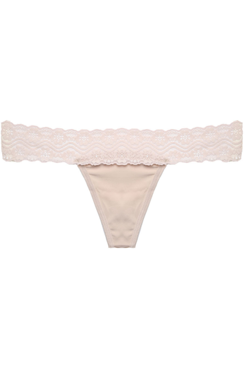 Calcinha Fio Microfibra Bianca - NUDE